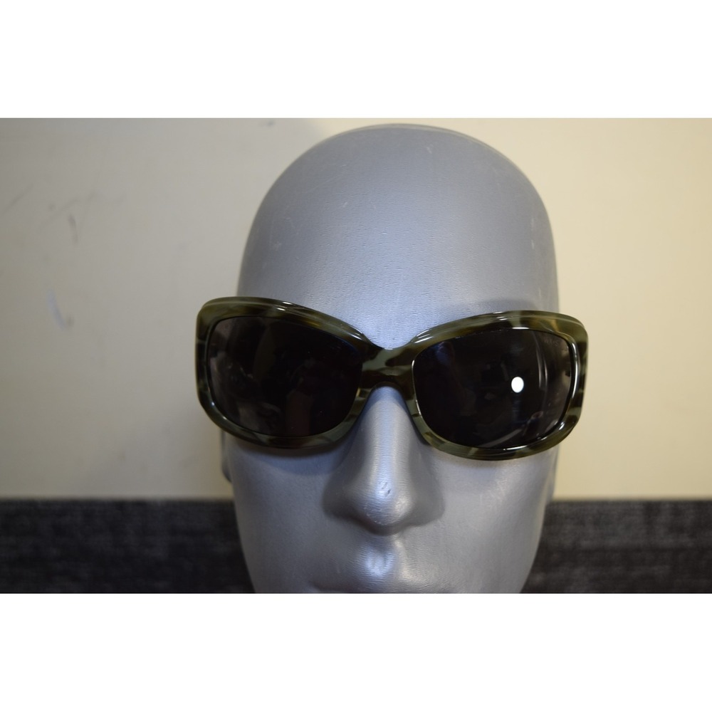 Wiley X DALILA Green Tortoise Wrap WOMENS Oversized Sunglasses Frame Italy FLAW - Picture 2 of 16